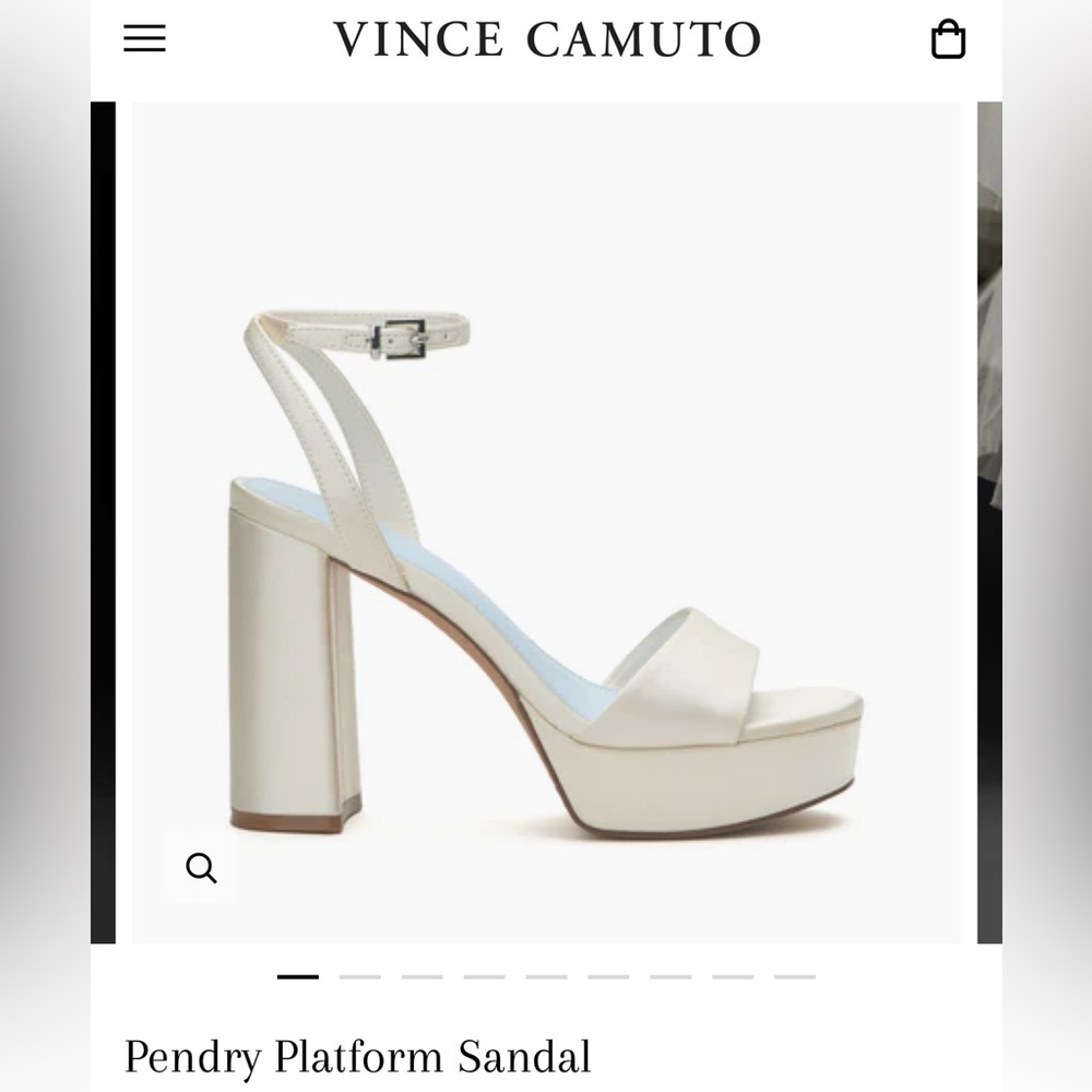 Vince Camuto Cream Pendry Platform Sandal